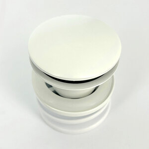 Изображение товара Донный клапан McAlpine CWP60-CB-MW с переливом автомат click-clack белый матовый