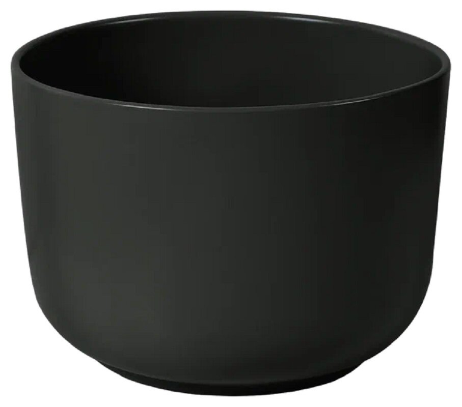 Изображение товара Раковина SantiLine SL-1110MB 38 см накладная черный матовый фаянс