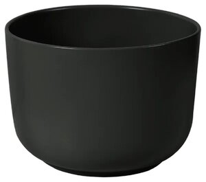 Изображение товара Раковина SantiLine SL-1110MB 38 см накладная черный матовый фаянс