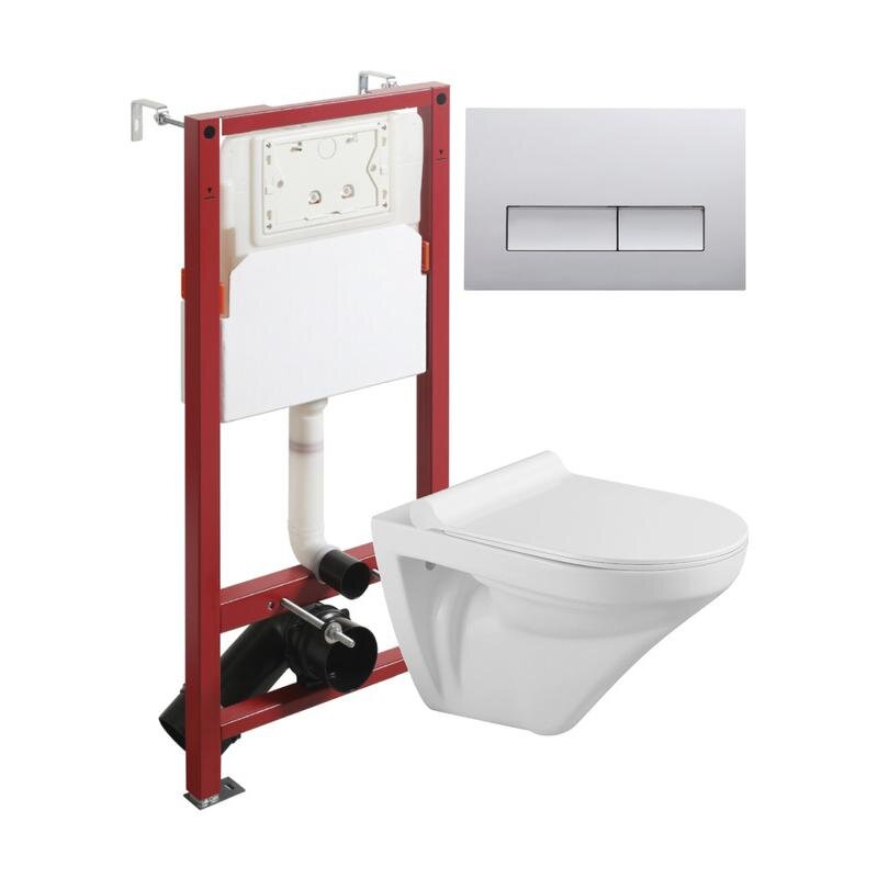 Изображение товара Инсталляция Agger ATI06100+APB200 с подвесным унитазом безободковым и мягким сиденьем Изображение товара Инсталляция Agger ATI06100+APB200 с подвесным унитазом безободковым и мягким сиденьем