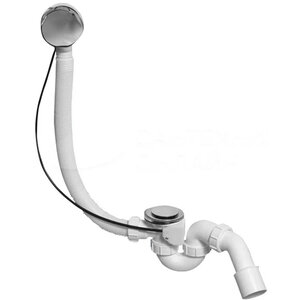 Изображение товара Слив-перелив для ванны McAlpine MRB2CB-PB, полуавтомат, хром