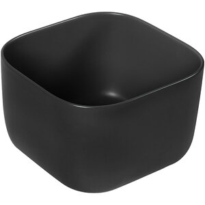 Изображение товара Раковина SantiLine SL-1111MB, 36.5 см, фаянс, накладная, цвет черный матовый