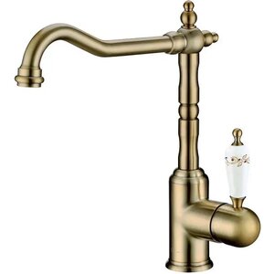 Изображение товара Смеситель для кухни Boheme Kitchen Medici Ripresa 101-PR, цвет бронза ручка Provanse