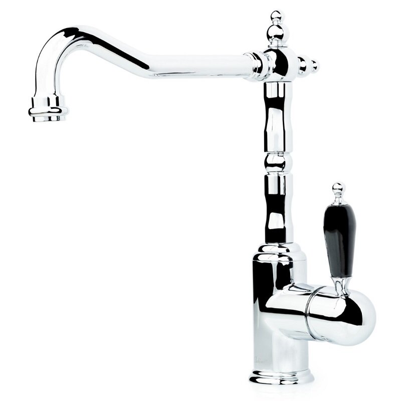 Изображение товара Высокий ретро смеситель для кухни Boheme Kitchen Tradizionale 103-BLC хром