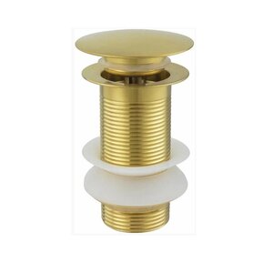 Изображение товара Донный клапан Allen Brau Priority 5.31024-GB, Click-clack, золото, 1 1/4 дюйма