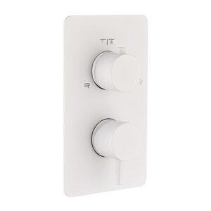 Изображение товара Современный встраиваемый смеситель для душа Boheme Cell 135-2-MW белый матовый Италия