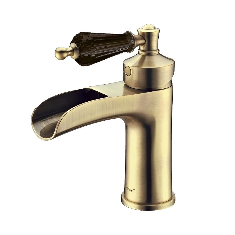 Изображение товара Смеситель для раковины Boheme Vogue 201-BSW бронза с керамической ручкой
