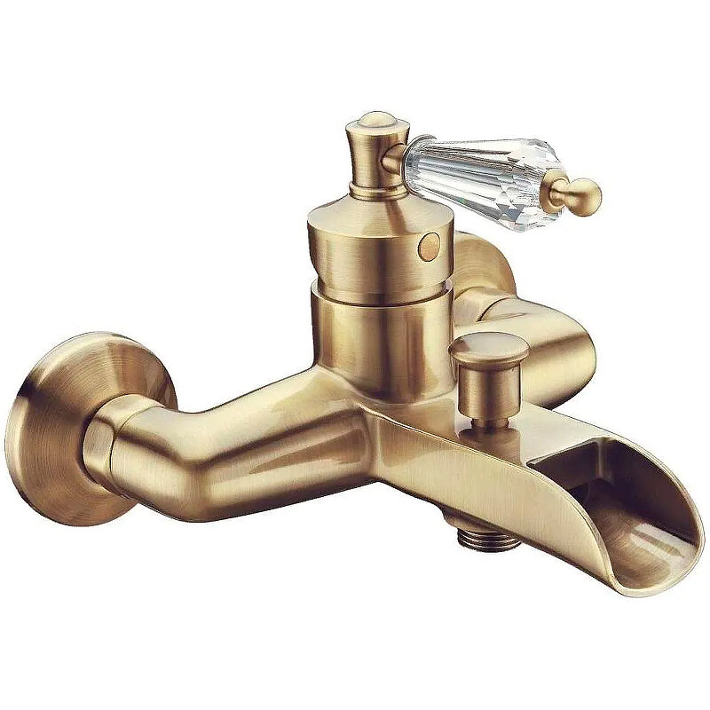 Изображение товара Смеситель для ванны Boheme Vogue 203-SW, цвет бронза ручка кристаллы Swarovski