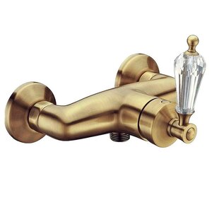 Изображение товара Смеситель для душа Boheme Vogue 204-SW, цвет бронза ручка кристаллы Swarovski