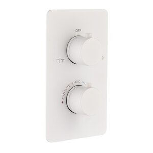 Изображение товара Смеситель для душа Boheme Cell 134-2-MW термостатический белый матовый