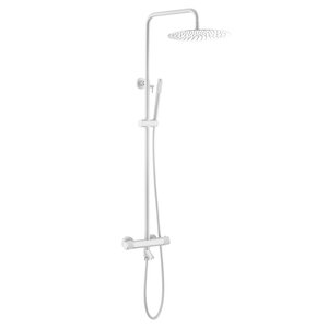 Изображение товара Душевая система Boheme Uno 468-T-MW, термостатическая, цвет белый матовый