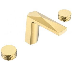 Изображение товара Смеситель для раковины Boheme Venturo 150-G-DIAMOND с золотым покрытием