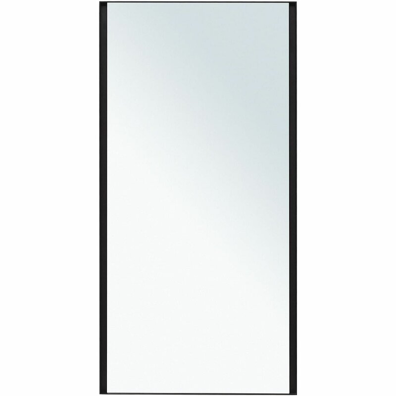 Изображение товара Зеркало Allen Brau Infinity 1.21020.BL, 60 см, с LED-подсветкой, с сенсорным выключателем, черный