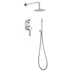 Изображение товара Душевая система Boheme Uno 464-WCR белый хром высокая надежность стильный дизайн