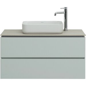 Изображение товара Тумба под раковину Allen Brau Infinity 1.21003.PWM 100 см подвесная матовая зеленая