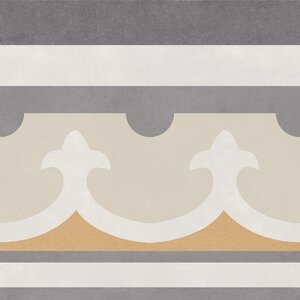 Изображение товара Керамогранит Decocer Chalet Chic Border С0005801, 19.8 x 19.8 см, бежевый, серый