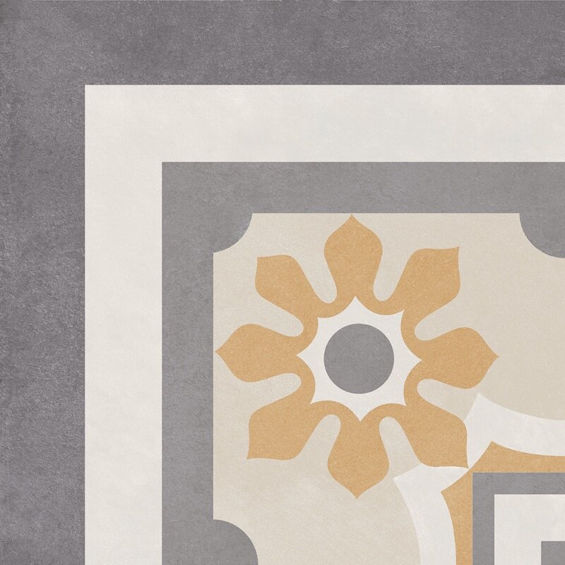 Изображение товара Керамогранит Decocer Chalet Chic Corner 19.8x19.8 см бежевый и серый для пола и стен