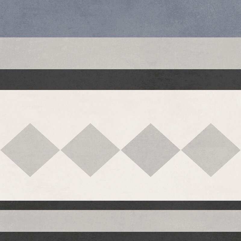 Изображение товара Керамогранит Decocer Chalet Elegance Border 19.8x19.8 см черный серый для пола и стен