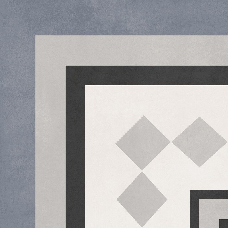 Изображение товара Керамогранит Decocer Chalet Elegance Corner 19.8x19.8 см черный серый