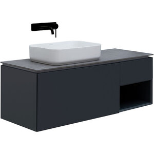 Изображение товара Подвесная тумба под раковину Allen Brau Infinity 120 см антрацит матовый
