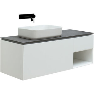 Изображение товара Подвесная тумба под раковину Allen Brau Infinity 120 см белый матовый Германия