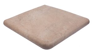 Изображение товара Керамогранит угловая ступень Exagres Boston Mink 33x33 см, коричневая