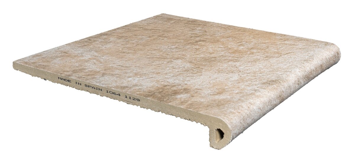 Изображение товара Керамогранит для ступеней Exagres Boston Peldano Mink 33x33 см нескользящая