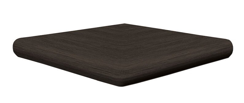Изображение товара Ступень из керамогранита Exagres Forest Cartabon Wengue 33x33 см угловая коричневая