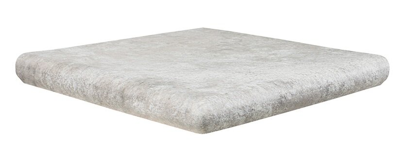 Изображение товара Ступень керамогранит Exagres Manhattan Cartabon Grey 33.5x33.5 см серый угловая