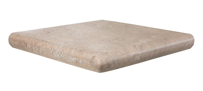 Изображение товара Ступень керамогранит Exagres Manhattan Cartabon Mink 33.5x33.5 см угловая коричневая