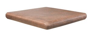 Изображение товара Керамогранит ступень Exagres Manhattan Cartabon Red 33.5x33.5 см угловая