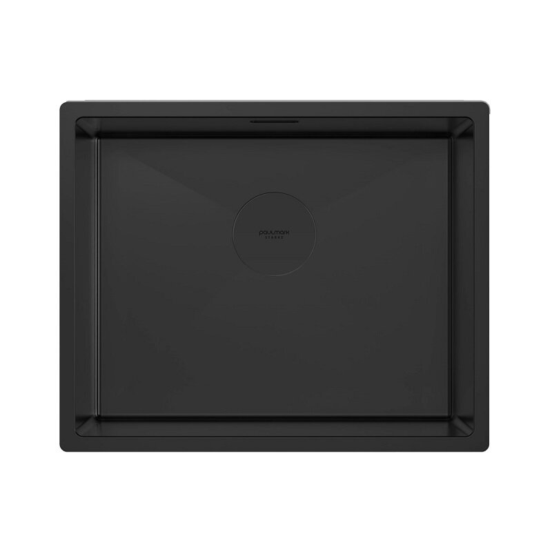 Изображение товара Мойка кухонная Paulmark Next PM215444-MBN, 54 см, нержавеющая сталь, PVD черный матовый Изображение товара Мойка кухонная Paulmark Next PM215444-MBN, 54 см, нержавеющая сталь, PVD черный матовый