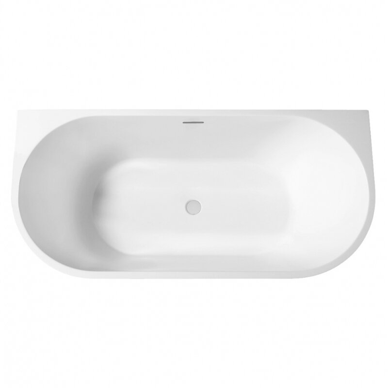 Изображение товара Ванна акриловая Abber AB9216-1.7MW 170х80 см белый матовый Германия