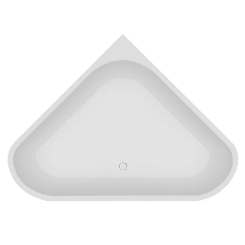 Изображение товара Акриловая ванна Abber AB9446MW 150x150 см белый матовый встраиваемая