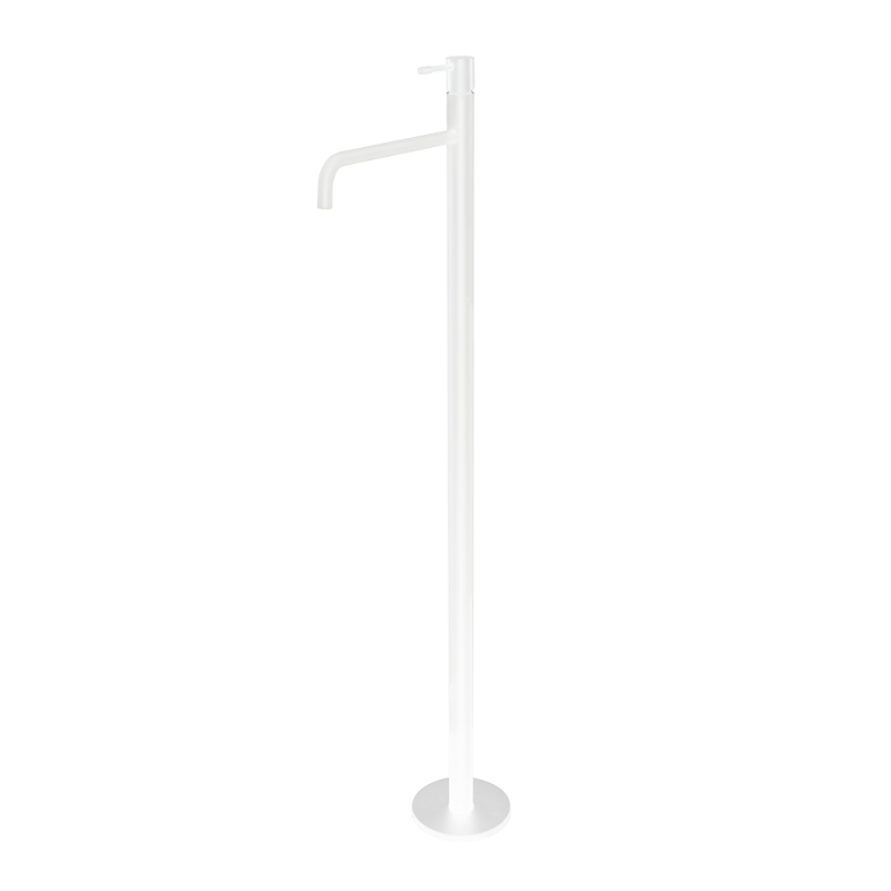 Изображение товара Смеситель Boheme Uno 107-MW Напольный Белый матовый