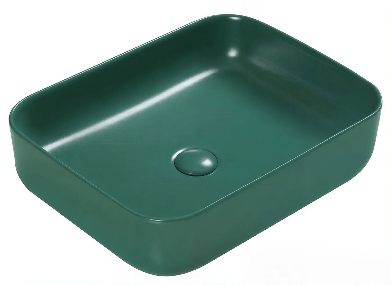 Изображение товара Раковина SantiLine SL-1051G 50 см угловая прямоугольная