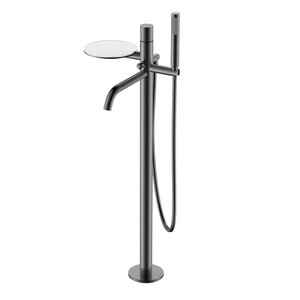 Изображение товара Смеситель для ванны и душа Boheme Stick 129-GM графит Gun Metal однорычажный