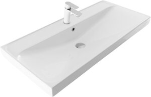 Изображение товара Раковина Aquanet  Flash, 00333270, 100 см, фарфор, белая