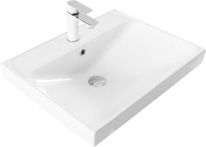 Изображение товара Раковина Aquanet Flash 60 см фарфор белая для ванной и кухни