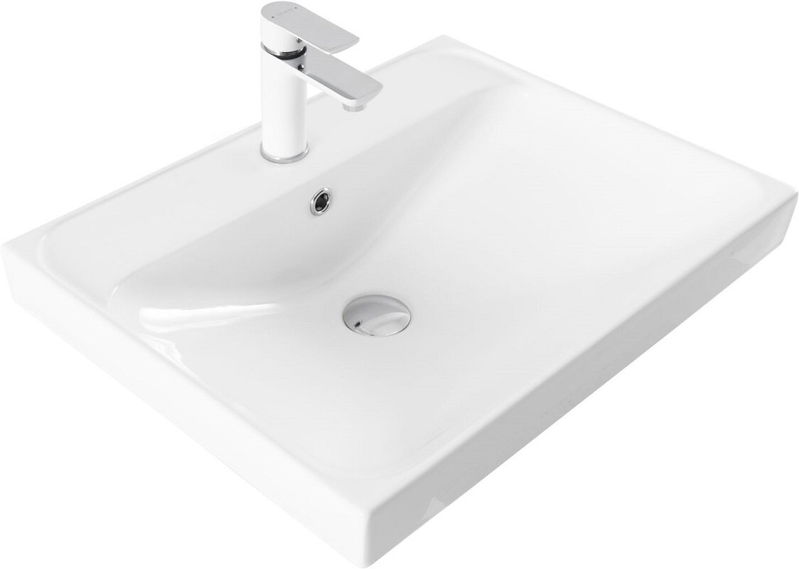 Изображение товара Раковина Aquanet Flash, 00333266, 60 см, фарфор, белая