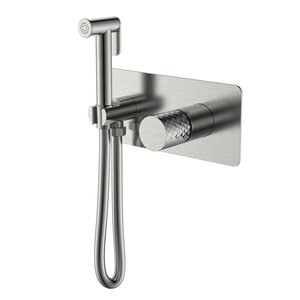 Изображение товара Гигиенический душ Boheme Stick 127-NB со смесителем никель брашированный встроенный