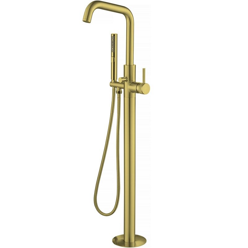 Изображение товара Смеситель Allen Brau Priority 5.31008-GB напольный для ванной и душа золото