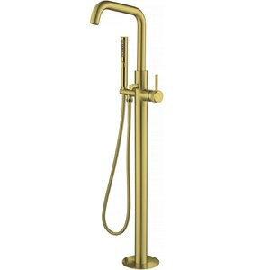 Изображение товара Смеситель Allen Brau Priority 5.31008-GB напольный для ванной и душа золото