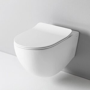 Изображение товара Подвесной унитаз ArtCeram File 2.0 FLV006 05 00, безободковый, турбо смыв the.reel, saniglaze, белый матовый