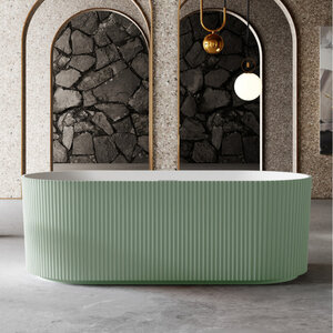 Изображение товара Ванна из искусственного камня Abber Stein AS9601MCG, 170 х 75 см, цвет зеленый матовый