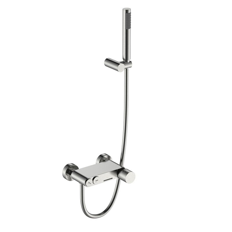 Изображение товара Смеситель Boheme Stick 123-NB никель брашированный с Diamond