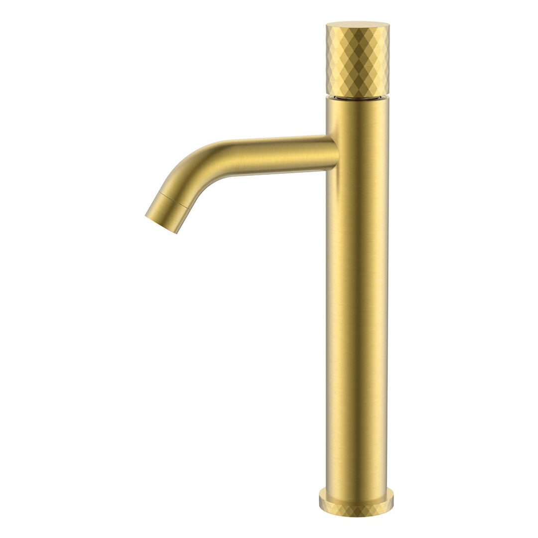 Изображение товара Высокий смеситель для раковины Boheme Stick 122-MG с матовым золотом