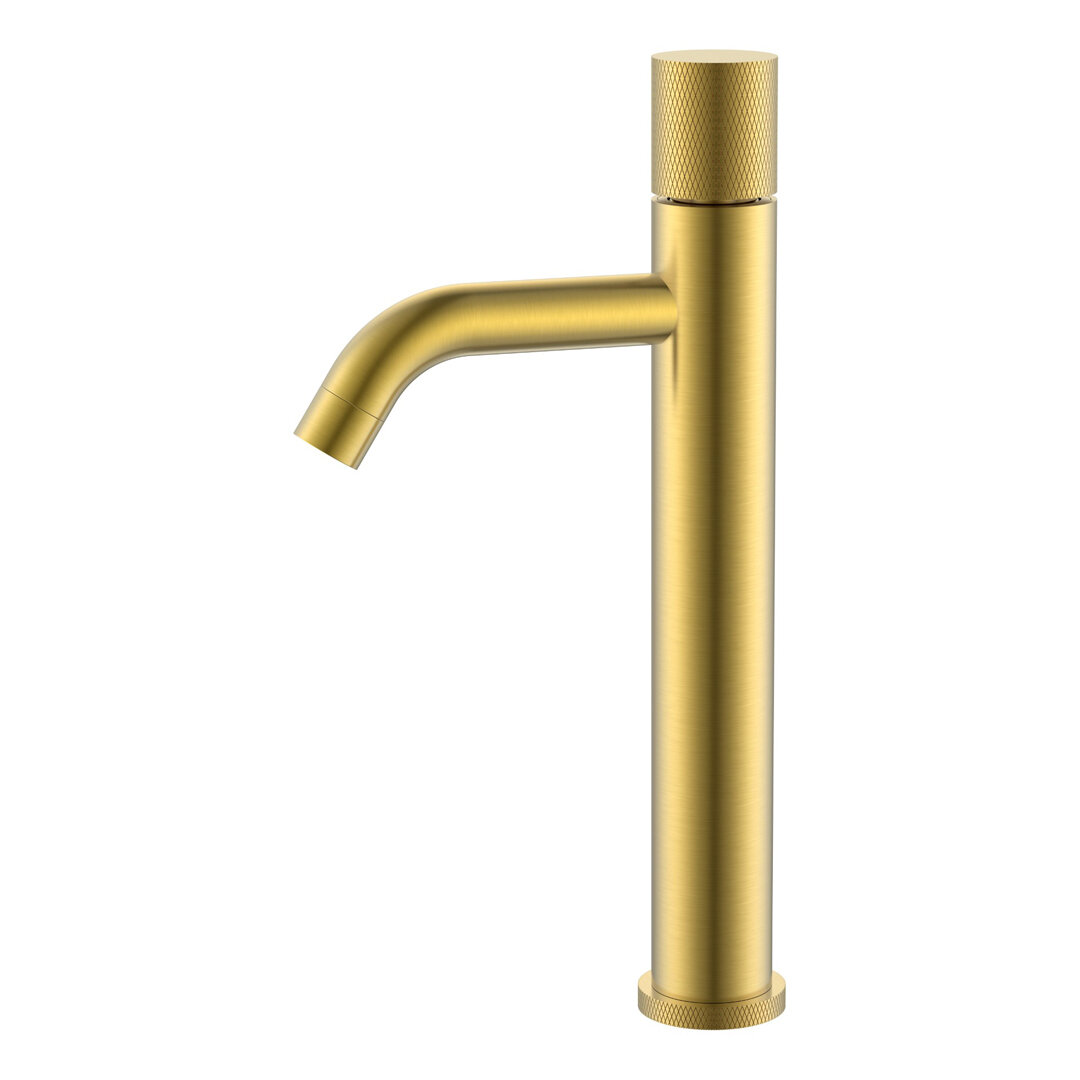 Изображение товара Смеситель для раковины Boheme Stick 122-MG.2, высокий, цвет золото матовое с ручкой Touch