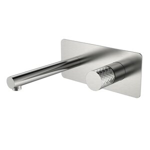 Изображение товара Смеситель для раковины Boheme Stick 125-NB, цвет никель брашированный c ручкой Diamond