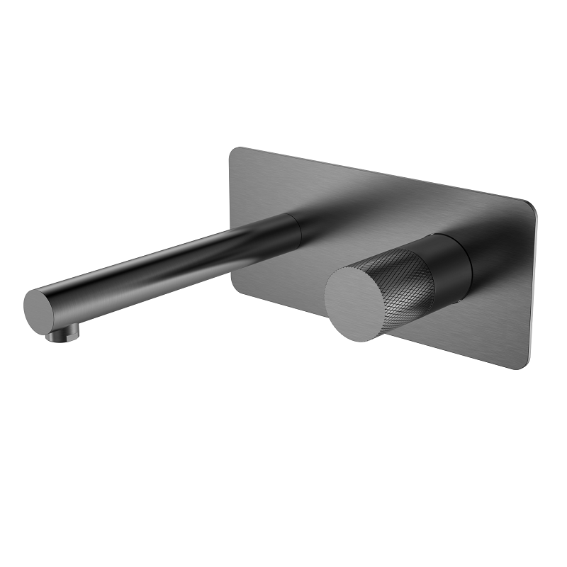 Изображение товара Смеситель для раковины Boheme Stick 125-GM.2, цвет графит Shine Gun Metal c ручкой Touch